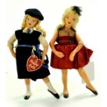 6” 1968 Vintage Peggy Nisbet Character Dolls. Wendy – Schoolgirl – Made in England, Happy Dolls -