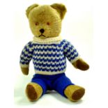 A vintage bear issue, no labelling or markings. Slightly more unusual facial guise, looks rather