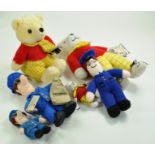Various plush toys comprising Rupert Bear and Postman Pat. Enhanced Condition Reports: We are more