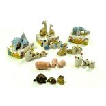 Wade Porcelain Happy Family Series Collectable Animal Figures / Figurines inclusive of harder to
