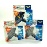 Model Aircraft issues comprising Corgi Battle of Britain Trio. Generally appear excellent with
