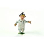 Luntoy Pocket Children's TV Series Andy Pandy Figure. Good, some notable paint loss. Enhanced