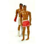 Duo of original issue HM Muhammad Ali Figures. *Note, some damage to hands on these figures.
