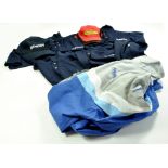 A group of original Perkins Engines Clothing including Powerpart Jacket plus Caps and Polo Shirts.