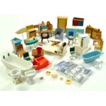 Dolls House Furniture. Eclectic mixture of various items. Furniture, Oven-ware, Accessories, plus