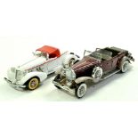 Danbury / Franklin Mint duo of vintage car issues. Generally very good. Enhanced Condition