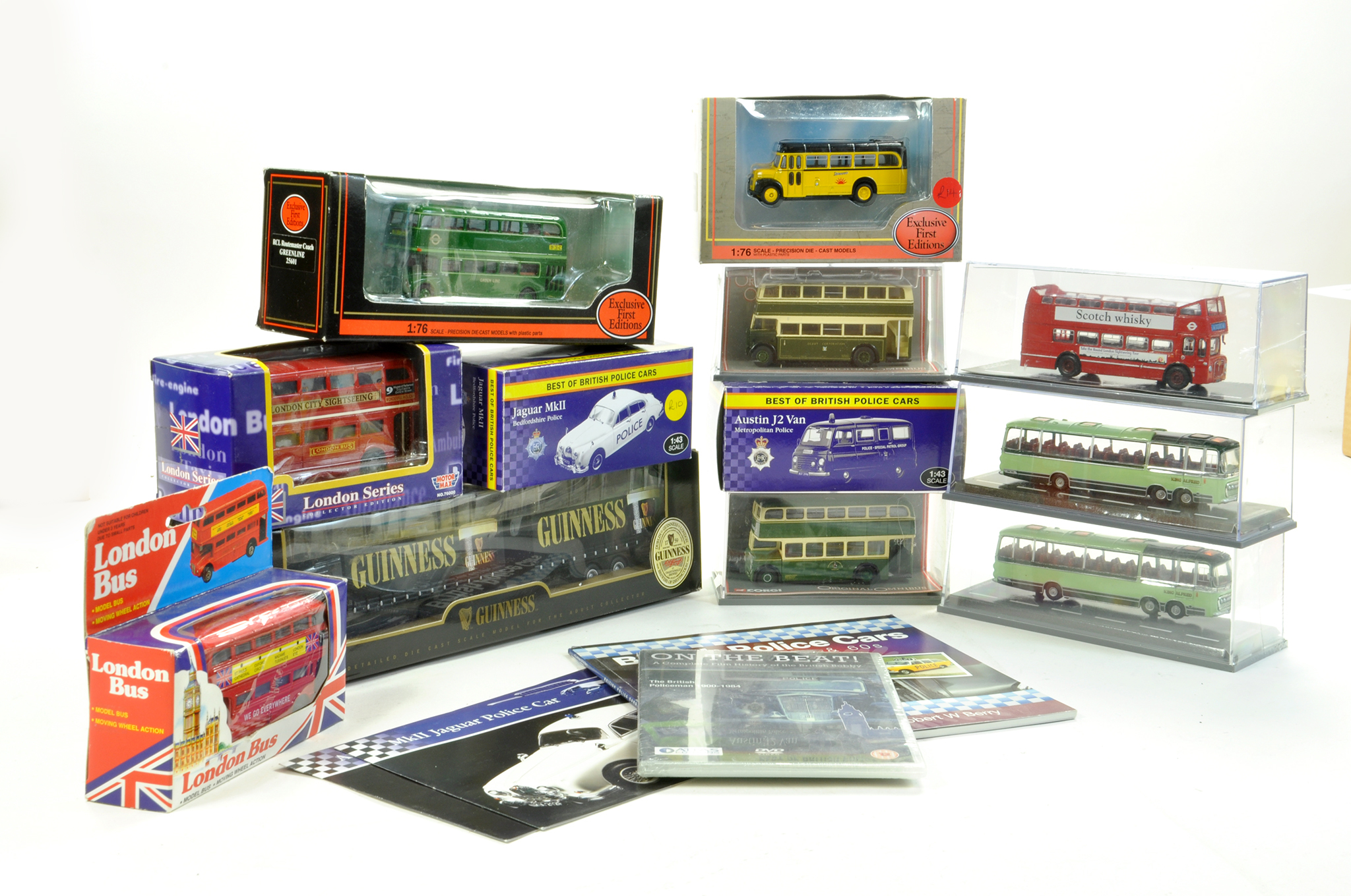 Group of commercial diecast comprising EFE, Atlas and Corgi. Generally excellent with boxes.