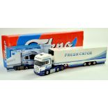 Tekno 1/50 Truck Issue comprising Volvo Fridge Trailer in the Livery of Freshcatch. Limited