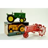 Trio of 1/16 tractor issues comprising John Deere and Cockshutt. Generally very good to excellent,