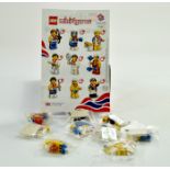 Lego Minifigure Series comprising Team GB set of 9 Figures. Unbuilt, Rare. Note: We are always happy