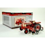 Spec Cast 1/25 Farm issue comprising International Farmall 504 Gas Tractor with 468 Cultivator.