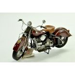 Franklin Mint 1/8 1942 Indian Motorcycle. Appears very good and would benefit from a clean. Note: We