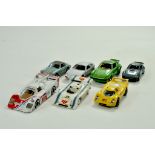 A group of diecast Porsche Racing Cars, various makers including some harder to find issues.