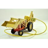 Cragstan (Japan) Ford 4040 Industrial Tractor. Battery operated large scale tinplate tractor with