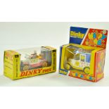 Dinky No. 485 Merry Christmas Ford plus No. 120 Happy Cab. Both appear very good to excellent in