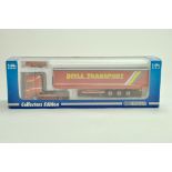 Universal Hobbies Diecast Truck issue comprising 1/50 Scania Curtainside in the livery of Boyle