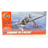 Airfix 1/24 Plastic Model Aircraft Kit comprising Grumman F6F-5 Hellcat. As New. Verified