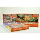 A group of vintage Jigsaw Puzzles, mostly railway themed. Checked and complete. Note: We are