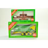 Siku 1/32 Farm issue comprising Cambridge Rolls plus Krampe Trailer. Excellent, never removed from