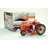 Ertl 1/16 Farm Issue comprising International Farmall H Tractor with Mounted Planter. Precision