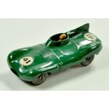 Matchbox Regular Wheels No. 41a Jaguar Type D. Issue is green. Metal wheels. Generally very good