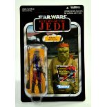 Star Wars Carded Figure comprising Kithaba, Return of the Jedi. Notable feature is the card bubble