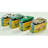 Matchbox Regular Wheels Group comprising Ford GT, with Mustand Box, No.53 Ford Zodiac, No. 75