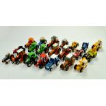 A large assortment of Tractor issues, mostly Britains, generally for restoration but some still