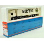 Tekno 1/50 diecast truck issue comprising DAF Curtain Trailer in the livery of Murphys. Appears very