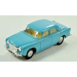 Tri-ang Spot-On No. 157 Rover. Issue has light blue body, cream interior. Appears very good to