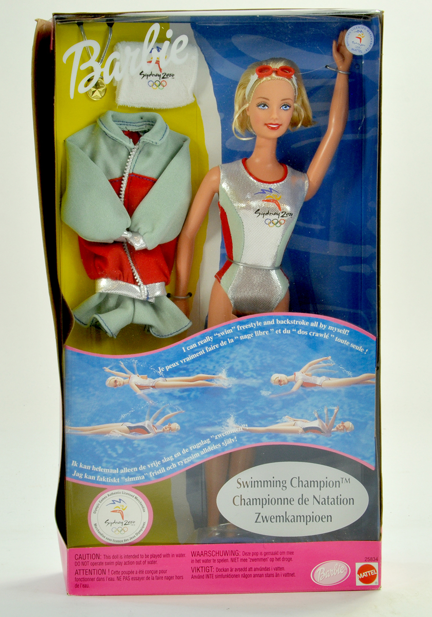 Barbie Issue 1999 Sydney 2000 Olympics Swimming Champion 25834 . Excellent in Box. Never Removed.