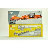 Corgi Diecast Commercial truck issues, Heavy Haulage duo comprising No. 17603 Siddle Cook Scammell
