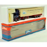 Tekno 1/50 diecast truck issue comprising Scania Fridge Trailer in the livery of JR Harding. Appears