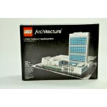 Lego Architecture Set No. 210018 comprising The United Nations Headquarters. Set has been previously