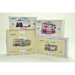 Corgi diecast Bus group comprising Classics Series. Appear very good with boxes. Boxes are faded.