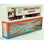 Tekno 1/50 diecast truck issue comprising DAF Fridge Trailer in the livery of Fridge Freight.