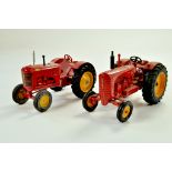 Duo of Massey Harris Tractor issues in 1/16, Spec Cast plus Ertl. Generally very good to