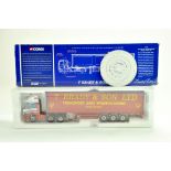 Corgi Diecast Truck issue comprising No. 75408 Leyland DAF Curtainside in the livery of T Brady.