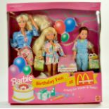 Barbie Issue 1993 Barbie Gift Set, Birthday Fun at Macdonalds for Stacie and Todd. Excellent in Box.