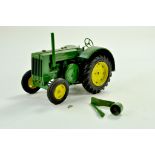 Lyle Dingman 1/16 Farm issue comprising John Deere Model D Tractor. Requires significant repair,