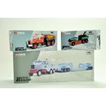 Corgi Trio of Heavy Haulage Truck issues. Hills, Cadzow and Wynns. Generally good in boxes, some