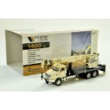 TWH 1/50 diecast truck issue comprising National Crane 1400 Telescopic Crane Truck. Appears very