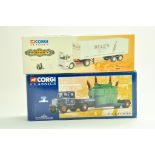 Corgi Diecast Commercial truck issues, classics duo comprising 21303 AEC Bell's Whisky plus No.