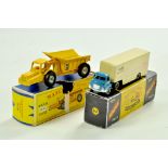 Matchbox Major Pack No. 2 Bedford Articulated Truck plus Whitlock Dumper. Generally very good to