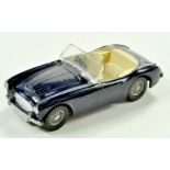 Triang Spot-On - Recast No. 105 Austin Healey 100-Six in Dark Blue. Appears very good, some small