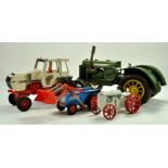 Group of Tractor items including Ertl, Triang and others. Fair to Good. Note: We are always happy to