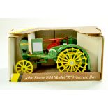 Ertl 1/16 Farm issue comprising John Deere 1915 Model R Waterloo Boy. Appears excellent in box.