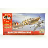 Airfix 1/48 Plastic Model Aircraft Kit comprising Hawker Hurricane MK1. As New. Verified complete.