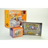 Matchbox CAT playset plus World of Warcraft Battle Chest and Small Soldiers Helmet issue.