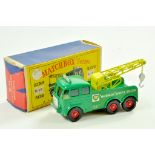 Matchbox Kingsize No. K-12 Foden Breakdown Truck. Generally very good to excellent in a good to very